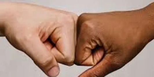 Hands held together in support